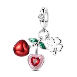 Charm Cereza y Trébol de la Suerte