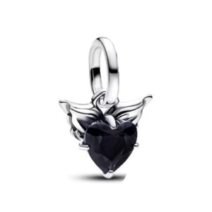 Charm Corazón Oscuro Alado