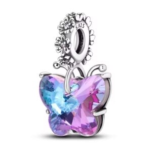 Charm Mariposa Cristal Aurora Multicolor
