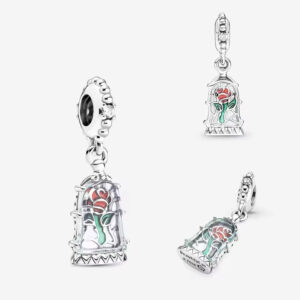 Charm Rosa Encantada de La Bella y la Bestia