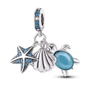 Charm Tortuga Marina Estrella de Mar y Concha
