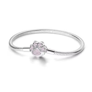 Pulsera Huellita Rosa