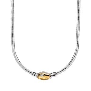 Collar Bicolor con Broche de Seguridad